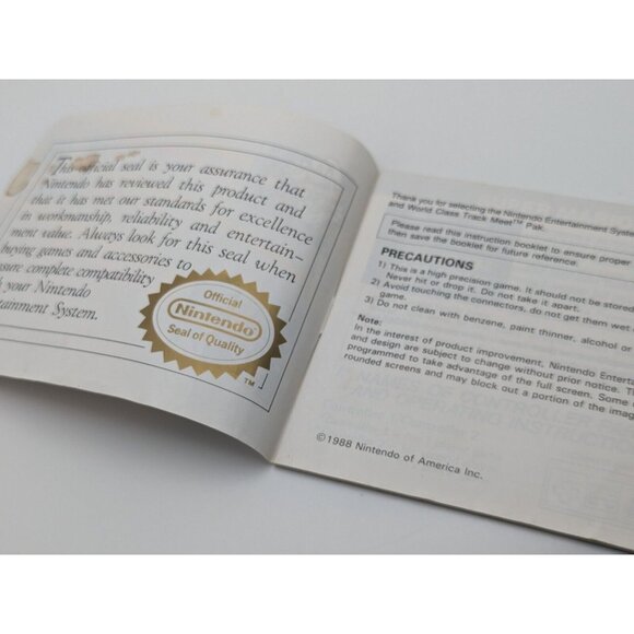 Super Mario Bros/Duck Hunt/Track Meet (Nintendo NES) Manual Only - Picture 4 of 6